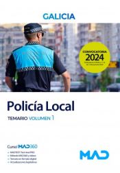 Portada de Policía Local de Galicia. Temario volumen 1. Comunidad Autónoma de Galicia