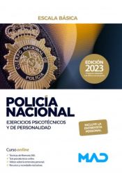 Portada de Policía Nacional Escala Básica. Ejercicios psicotécnicos y de personalidad