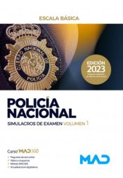 Portada de Policía Nacional Escala Básica. Simulacros de examen 1