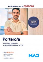 Portada de Portero/a. Test del temario y supuestos prácticos. Ayuntamiento de Córdoba