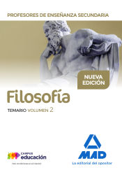 Portada de Profesores de Enseñanza Secundaria Filosofía Temario volumen 2