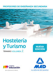 Portada de Profesores de Enseñanza Secundaria. Hostelería y Turismo temario volumen 2