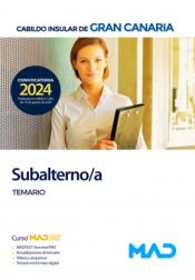 Portada de Subalterno/a. Temario. Cabildo Insular de Gran Canaria