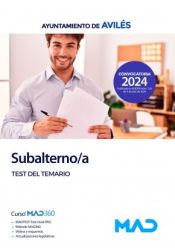 Portada de Subalterno/a. Test del temario. Ayuntamiento de Avilés