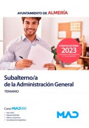 Portada de Subalterno/a de la Administración General. Temario. Ayuntamiento de Almería
