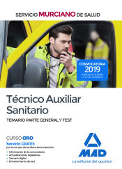 Portada de Técnico Auxiliar Sanitario del Servicio Murciano de Salud. Temario parte general y test