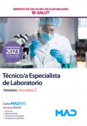 Portada de Técnico/a Especialista de Laboratorio. Temario volumen 2. Servicio de Salud de Las Illes Balears (IB SALUT)