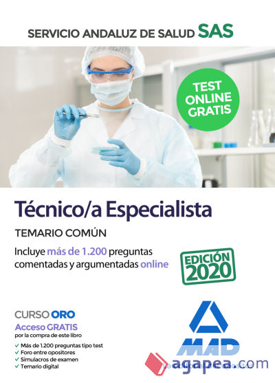 Técnico/a Especialista del Servicio Andaluz de Salud (SAS). Temario Común