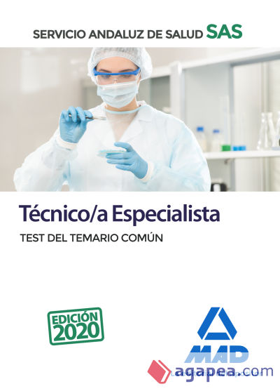 Técnico/a Especialista del Servicio Andaluz de Salud (SAS). Test del Temario Común