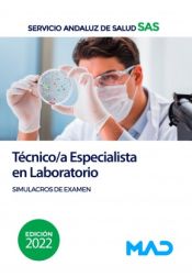 Portada de Técnico/a Especialista en Laboratorio. Simulacros de examen. Servicio Andaluz de Salud (SAS)