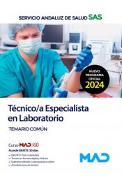 Portada de Técnico/a Especialista en Laboratorio. Temario Común. Servicio Andaluz de Salud (SAS)