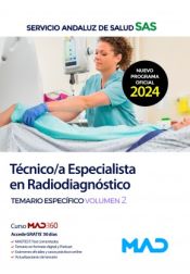 Portada de Técnico/a Especialista en Radiodiagnóstico. Temario específico volumen 2. Servicio Andaluz de Salud (SAS)