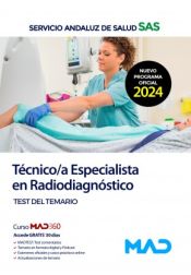 Portada de Técnico/a Especialista en Radiodiagnóstico. Test y casos prácticos. Servicio Andaluz de Salud (SAS)