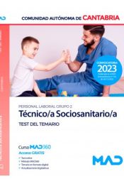 Portada de Técnico/a Sociosanitario/a (Personal Laboral Grupo 2). Test. Comunidad Autónoma de Cantabria