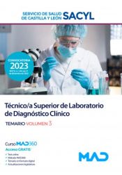 Portada de Técnico/a Superior de Laboratorio de Diagnóstico Clínico. Temario volumen 3. Servicio de Salud de Castilla y León (SACYL)