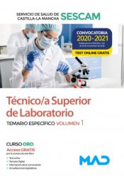 Portada de Técnico/a Superior de Laboratorio del Servicio de Salud de Castilla-La Mancha (SESCAM). Temario específico volumen 1