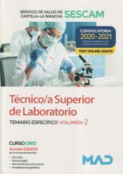 Portada de Técnico/a Superior de Laboratorio del Servicio de Salud de Castilla-La Mancha (SESCAM). Temario volumen 2