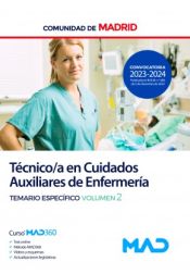 Portada de Técnico/a en Cuidados Auxiliares de Enfermería. Temario Específico volumen 2. Comunidad Autónoma de Madrid