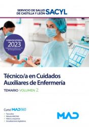 Portada de Técnico/a en Cuidados Auxiliares de Enfermería. Temario Volumen 2. Servicio de Salud de Castilla y León (SACYL)