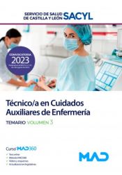 Portada de Técnico/a en Cuidados Auxiliares de Enfermería. Temario Volumen 3. Servicio de Salud de Castilla y León (SACYL)