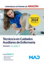 Portada de Técnico/a en Cuidados Auxiliares de Enfermería. Temario volumen 2. Comunidad Autónoma de Aragón