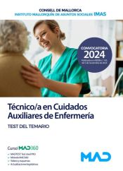 Portada de Técnico/a en Cuidados Auxiliares de Enfermería. Test del temario. Instituto Mallorquín de Asuntos Sociales (IMAS)