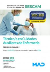 Portada de Técnico/a en Cuidados Auxiliares de Enfermería del Servicio de Salud de Castilla-La Mancha (SESCAM). Temario común