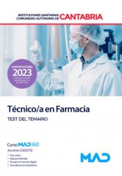 Portada de Técnico/a en Farmacia. Test. Instituciones Sanitarias de la Comunidad Autónoma de Cantabria