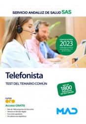 Portada de Telefonista. Test Común. Servicio Andaluz de Salud (SAS)