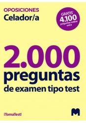 Portada de Test para oposiciones a Celador/a de Instituciones Sanitarias (2.000 preguntas de examen)