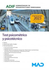 Portada de Test psicométrico y psicotécnico. Administrador de Infraestructuras Ferroviarias (ADIF)