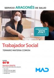 Portada de Trabajador Social. Temario parte común. Servicio Aragonés de Salud (SALUD)