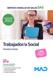 Portada de Trabajador/a Social. Temario común. Servicio Andaluz de Salud (SAS)