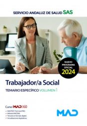 Portada de Trabajador/a Social. Temario específico volumen 1. Servicio Andaluz de Salud (SAS)