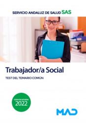 Portada de Trabajador/a Social. Test del Temario Común. Servicio Andaluz de Salud (SAS)