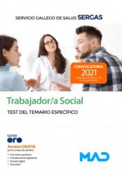 Portada de Trabajador/a Social. Test del Temario específico. Servicio Gallego de Salud (SERGAS)