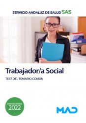 Portada de Trabajador/a Social. Test del temario común. Servicio Andaluz de Salud (SAS)