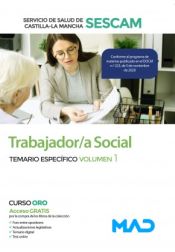 Portada de Trabajador/a Social del Servicio de Salud de Castilla-La Mancha (SESCAM). Temario específico volumen 1