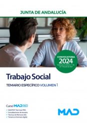 Portada de Trabajo Social. Temario específico volumen 1. Junta de Andalucía