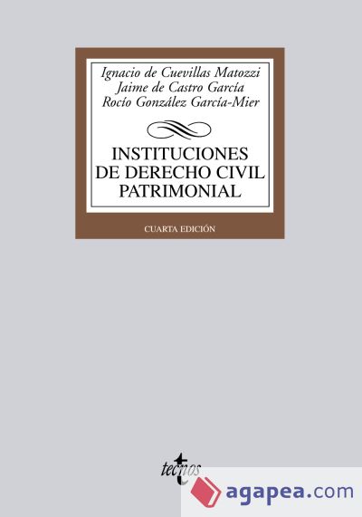 Instituciones de Derecho Civil Patrimonial