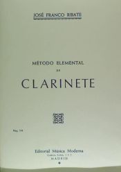 Portada de Método elemental de Clarinete (Tico música)