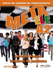 Portada de Meta ELE A2. Libro del alumno + cuaderno de ejercicios