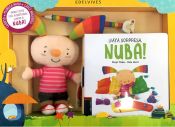 Portada de ¡Vaya sorpresa Nuba!. Pack libro+muñeca Nuba+lápiz arcoiris