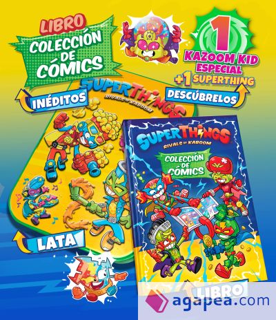 Libro Coleccionista Cómics Superthings - Neon Power & Beyond - LATA