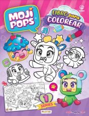 Portada de Libro para colorear Moji Pops Serie Party - España