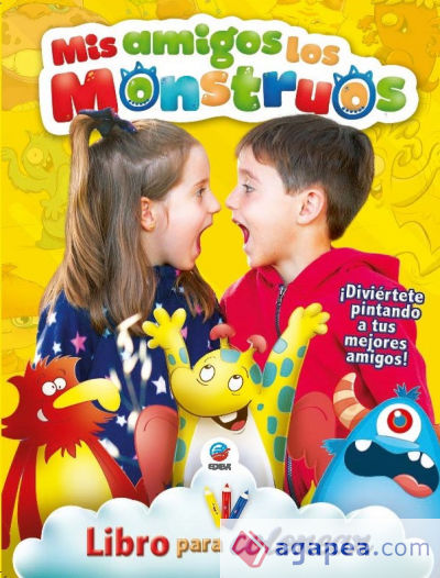 Mis Amigos Los Monstruos - Libro para colorear