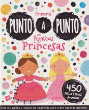 Portada de PUNTO A PUNTO CON PEGATINAS PRINCESAS