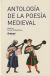 Portada de Antología de la poesía medieval, de Antonio del Rey Briones