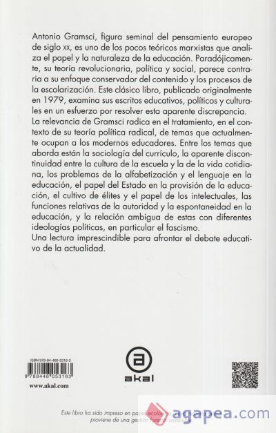 Antonio Gramsci, una educación conservadora para una política radical