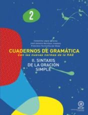 Portada de CUAD GRAMATICA 2 SINTAXIS DE LA ORACION SIMPLE